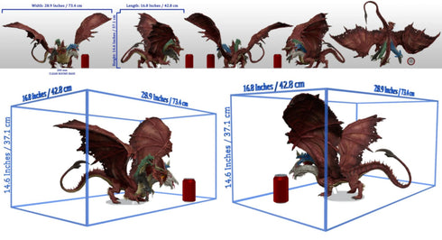 Dungeons & Dragons - Icons of the Realms Gargantuan Tiamat Figure